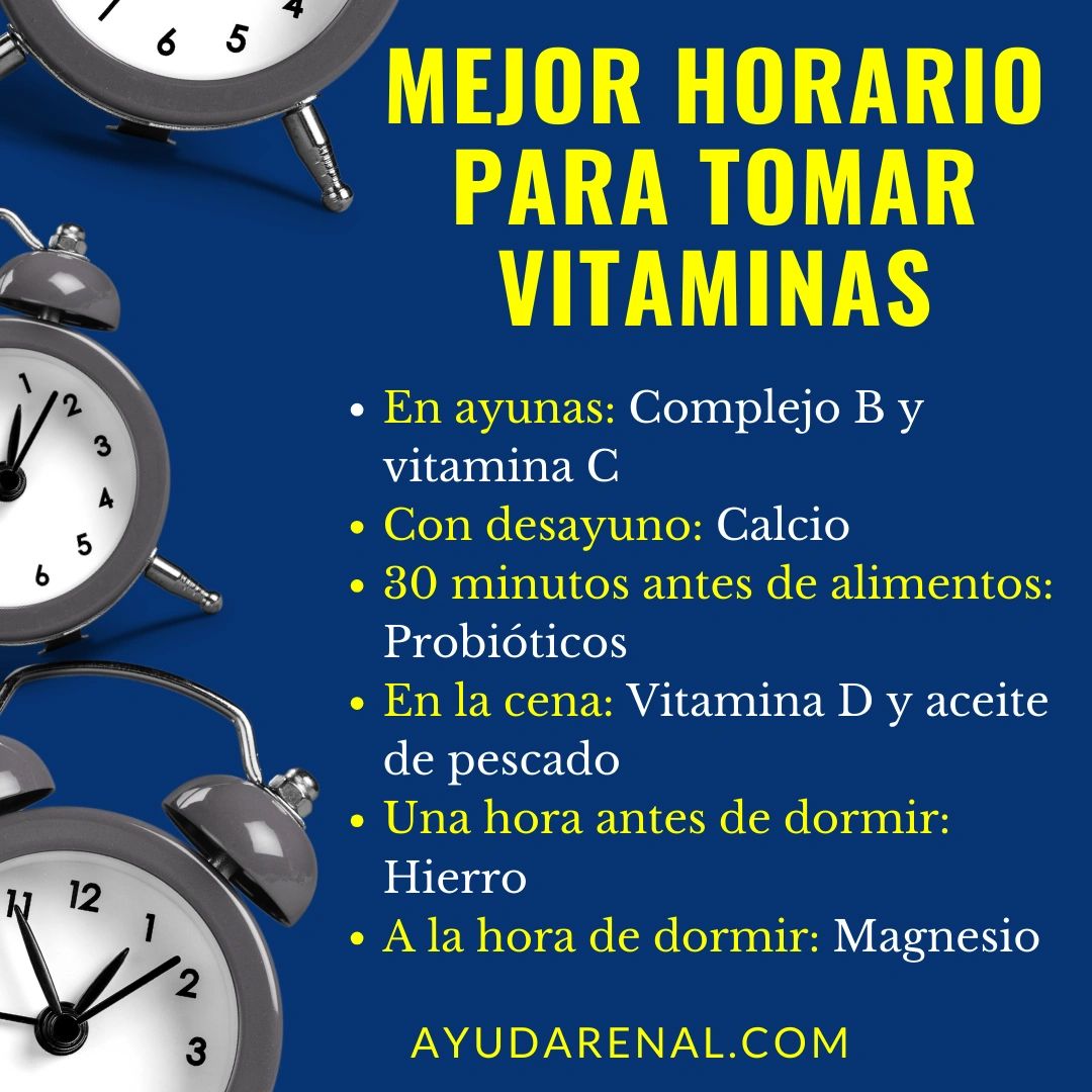 mejor-horario-para-vitaminas